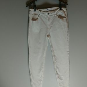 Truth + Theory White Skinny Jeans
